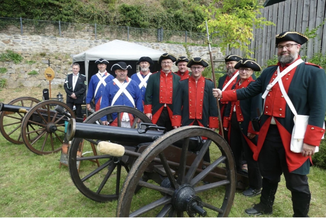 Kanonentreffen im Seminargarten der Stadt Zschopau - 1