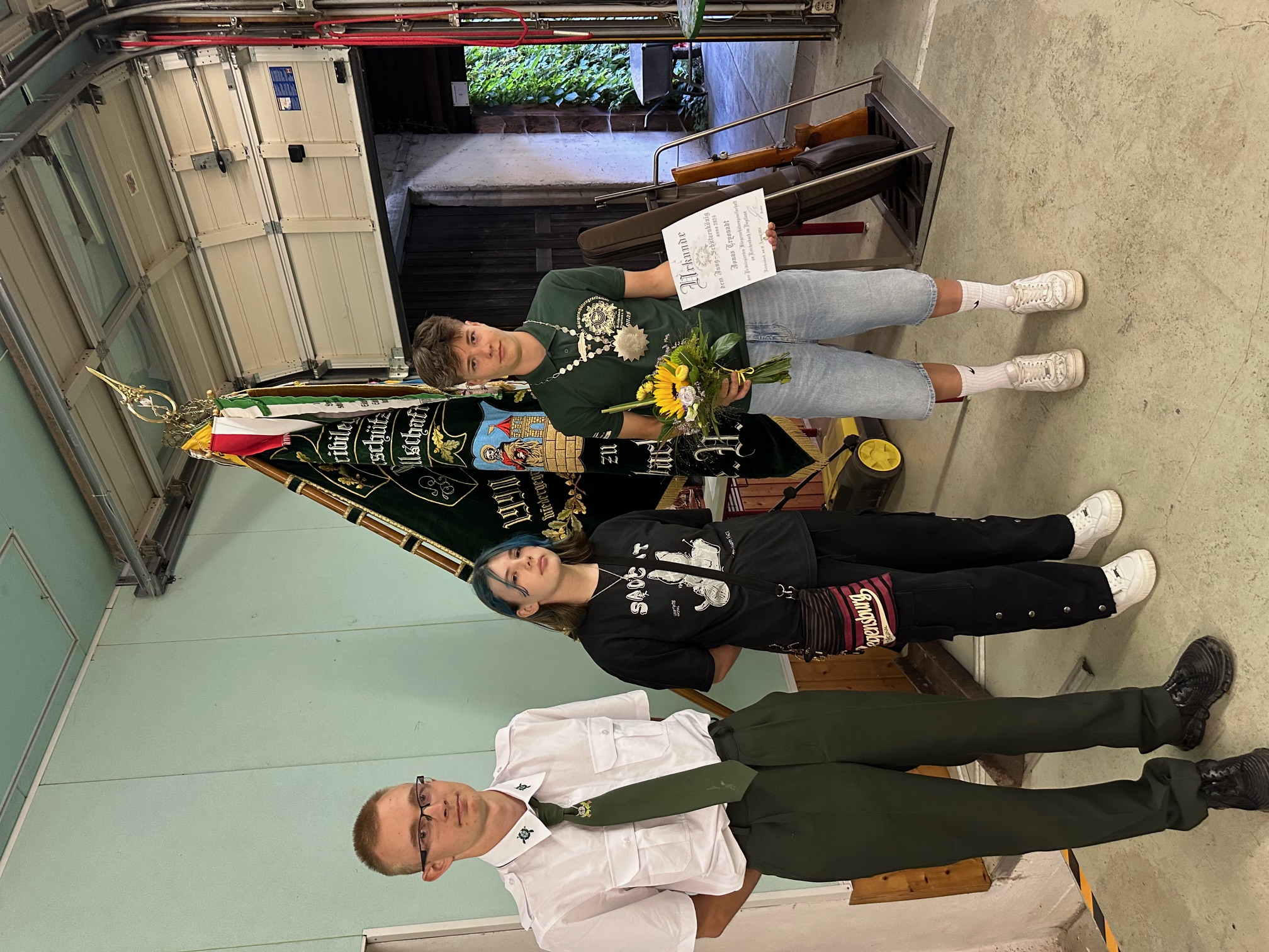 Zum 3. Mal in folge heißt unser Jungschützenkönig Jonas Tryonadt