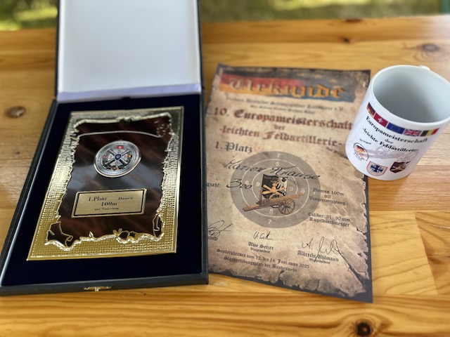 Das erste Mal dabei und gleich einen ersten Platz geholt.