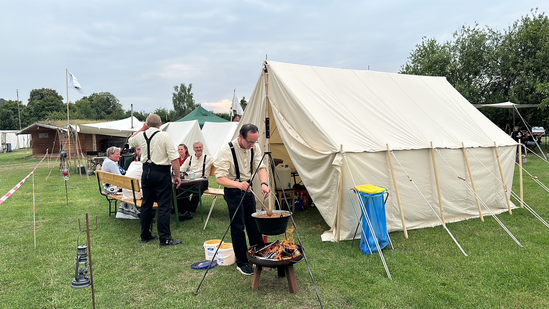 19. Treffen der historischen Artillerie & Brauchtumspflege des VDSK auf der Königspfalz in Tilleda - 4